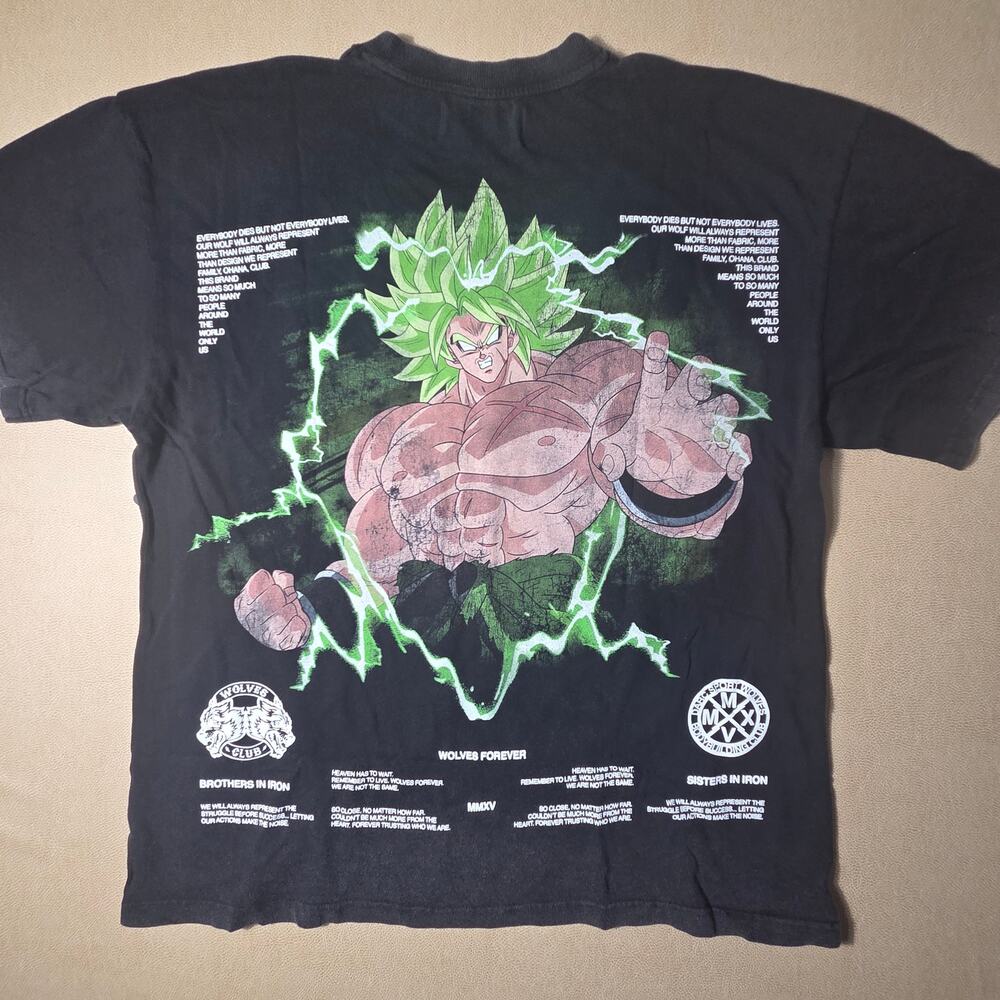Darc Sport Dragon Ball Super Broly Absolute Form Premium Oversized Tee Large
